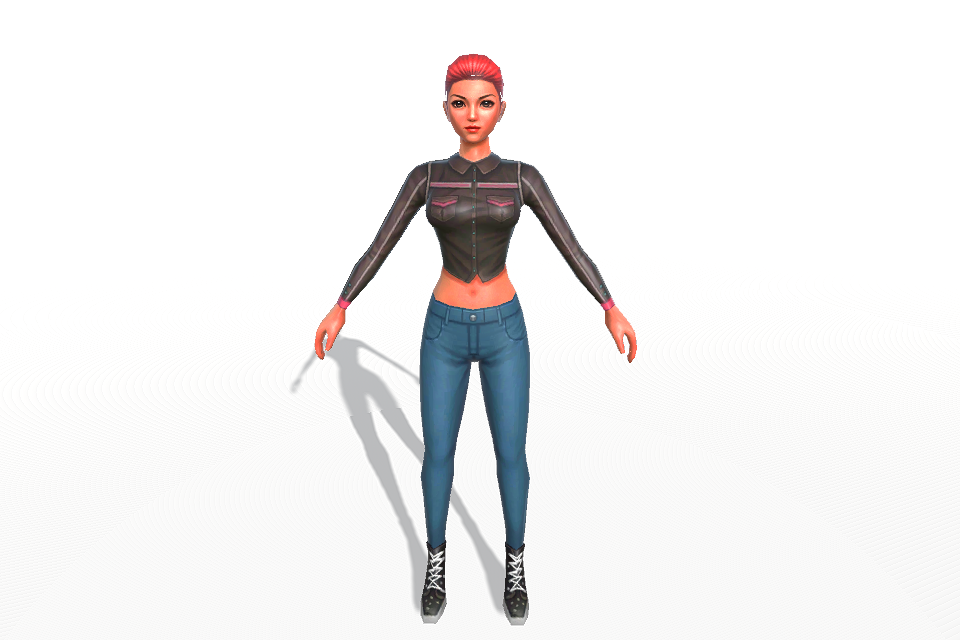 low poly character free