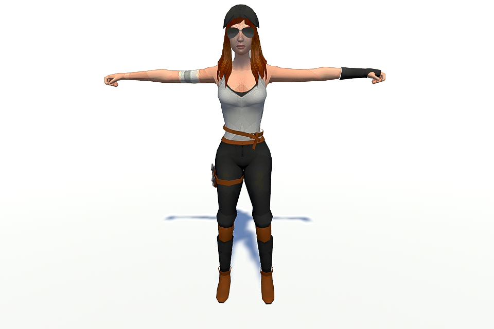 low poly character free