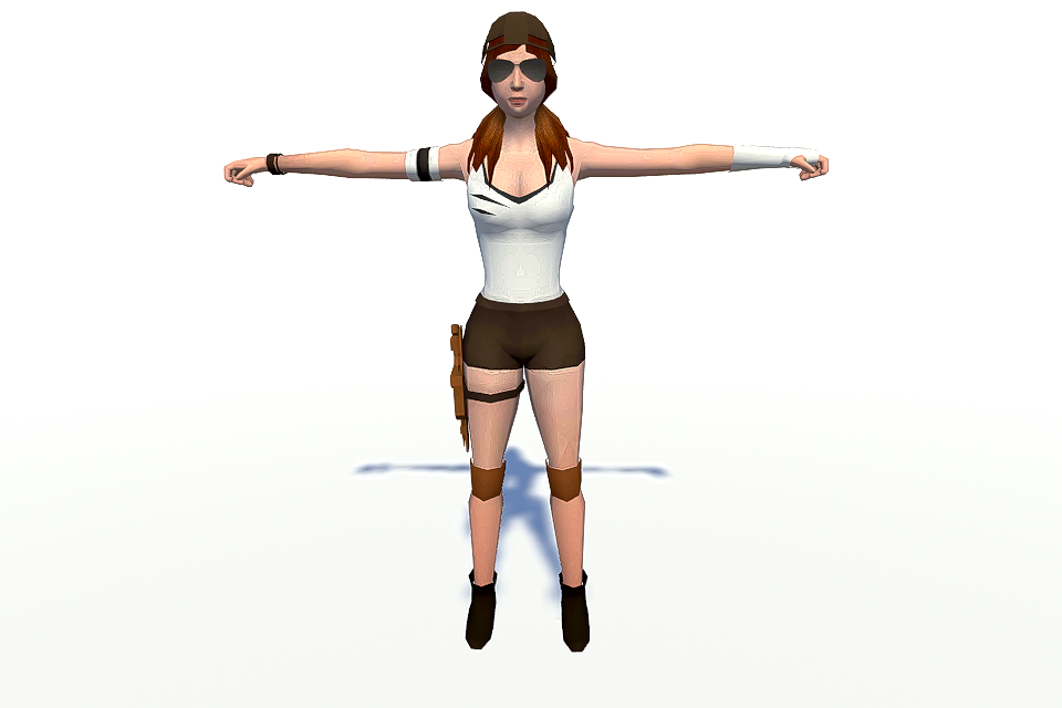 low poly character free